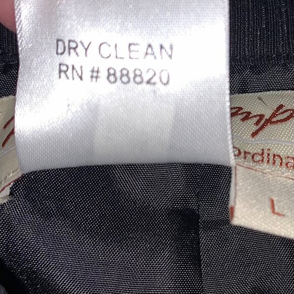 Norm Thompson Women's Embroidered Silk Jacket Sz L Colorful Art to Wear Boho - Picture 7 of 7